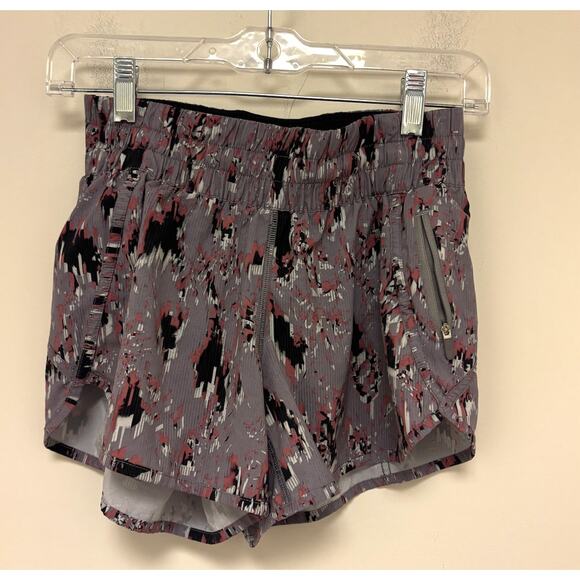 lululemon athletica Pants - LuLuLemon Track That Short 5" Floral Flux Multi Size 6